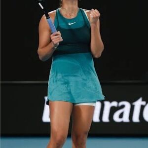 Nike Turquoise Athletic Dress